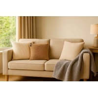 Μαξιλάρι διακοσμητικό γούνινη υφή εκρού 45x45εκ. Μαξιλάρι διακοσμητικό γούνινη υφή εκρού 45x45εκ.