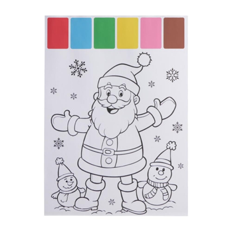 Σετ ζωγραφικής με νερομπογιές χριστουγεννιάτικα σχέδια