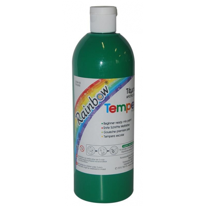 Rainbow τέμπερα πράσινη 500ml