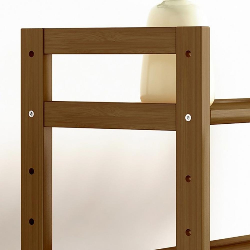 Βιβλιοθήκη Nextdeco από μπαμπού 5 επιπέδων Υ128x68x25εκ.