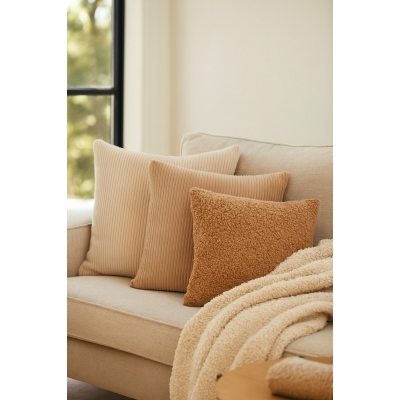 Κουβέρτα teddy fleece μπεζ 150x120εκ. Κουβέρτα teddy fleece μπεζ 150x120εκ.