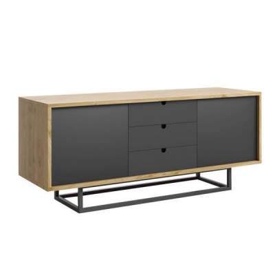Έπιπλο τηλεόρασης Nextdeco με 2 ντουλάπια 143x45xY60εκ. Έπιπλο τηλεόρασης Nextdeco με 2 ντουλάπια 143x45xY60εκ.