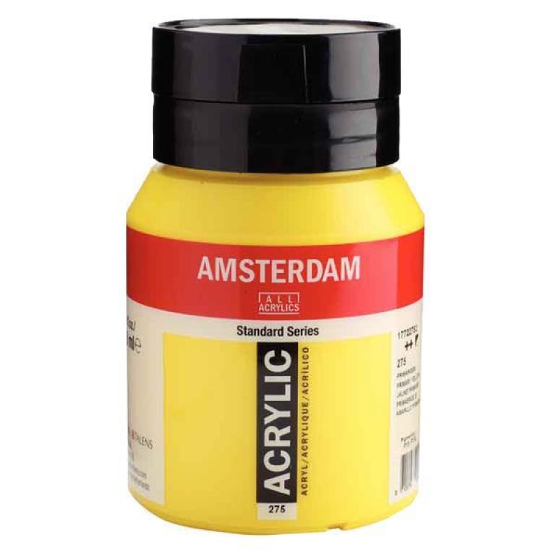Talens amsterdam ακρυλικό χρώμα 275 primary yellow 500ml Talens amsterdam ακρυλικό χρώμα 275 primary yellow 500ml