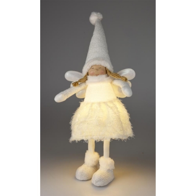 Αγγελάκι φωτιζόμενο LED λευκό Υ50εκ. Αγγελάκι φωτιζόμενο LED λευκό Υ50εκ.