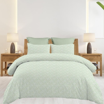 Σετ υπέρδιπλα σεντόνια Emily olive από 100% βαμβάκι 245x260εκ. Σετ υπέρδιπλα σεντόνια Emily olive από 100% βαμβάκι 245x260εκ.