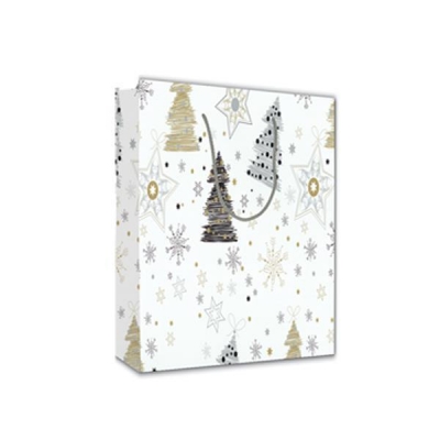 Next χάρτινη τσάντα Χριστουγέννων έλατα Υ24x23x10εκ Next χάρτινη τσάντα Χριστουγέννων έλατα Υ24x23x10εκ