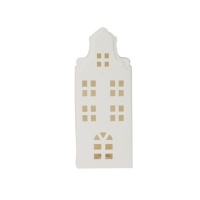 Σπιτάκι LED κεραμικό Υ23,5εκ τριγωνική στέγη Σπιτάκι LED κεραμικό Υ23,5εκ τριγωνική στέγη