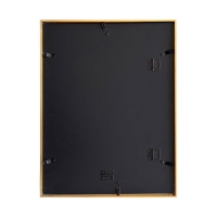 Κορνίζα τοίχου μεταλλική χρυσή με ακρυλικό τζάμι 30x21εκ.