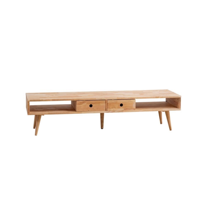 Έπιπλο τηλεόρασης Nextdeco Natural μασίφ ξύλο Υ36,5x150x40εκ.