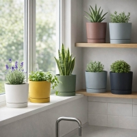 Γλάστρα Tubo πράσινο Y17,5xΦ17,8εκ. Γλάστρα Tubo πράσινο Y17,5xΦ17,8εκ.