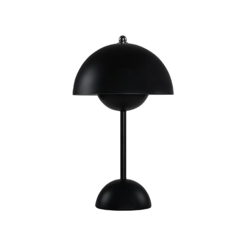 Φωτιστικό επιτραπέζιο Nextdeco LED μεταλλικό και ακρυλικό μαύρο αφής Φ18xΥ31εκ. Φωτιστικό επιτραπέζιο Nextdeco LED μεταλλικό και ακρυλικό μαύρο αφής Φ18xΥ31εκ.