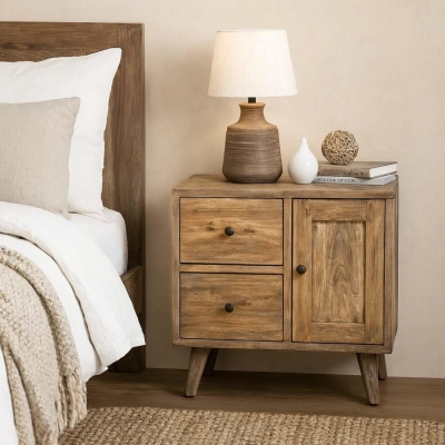 Κομοδίνο Nextdeco Tribeca ανακυκλωμένο ξύλο teak Υ55x30x60εκ. Κομοδίνο Nextdeco Tribeca ανακυκλωμένο ξύλο teak Υ55x30x60εκ.