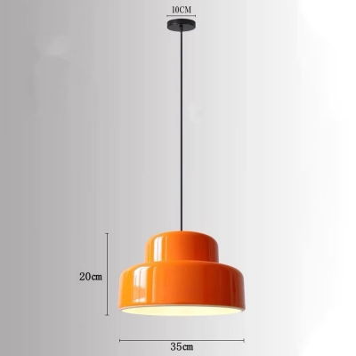 Φωτιστικό οροφής κρεμαστό Nextdeco μεταλλικό πορτοκαλί Φ34xΥ21εκ. Φωτιστικό οροφής κρεμαστό Nextdeco μεταλλικό πορτοκαλί Φ34xΥ21εκ.