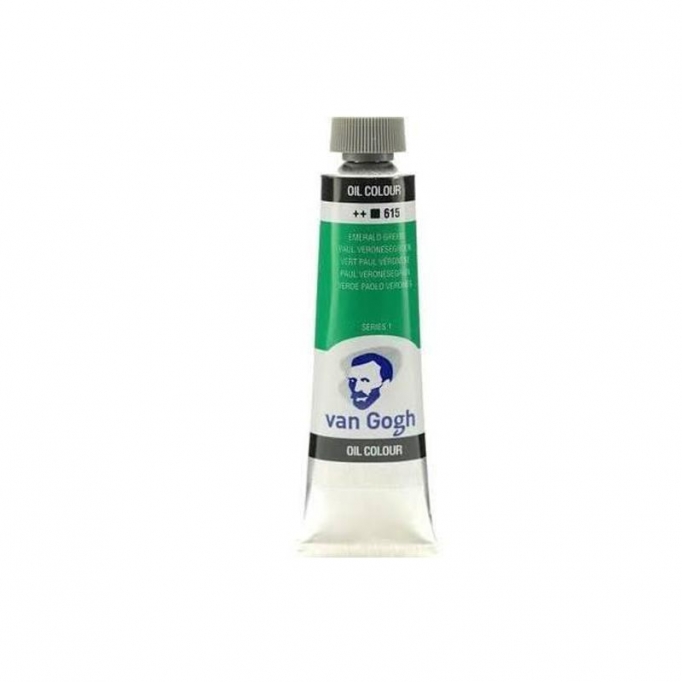 Talens van gogh χρώμα λαδιού 615 permanent green medium 20ml