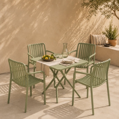 Σετ 5τμχ Nextdeco Urban PP UV protection πράσινο