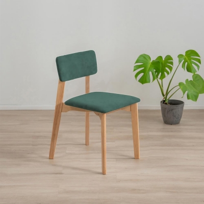 Καρέκλα τραπεζαρίαςNextdeco Natural μασίφ ξύλο πράσινη Y77x44x52εκ. Καρέκλα τραπεζαρίαςNextdeco Natural μασίφ ξύλο πράσινη Y77x44x52εκ.