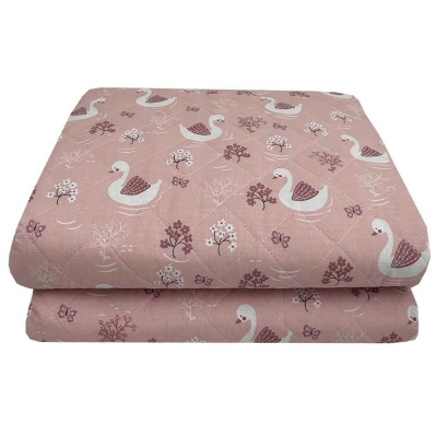 Κουβερλί παιδικό swan II από 100% βαμβάκι 160x250εκ. Κουβερλί παιδικό swan II από 100% βαμβάκι 160x250εκ.