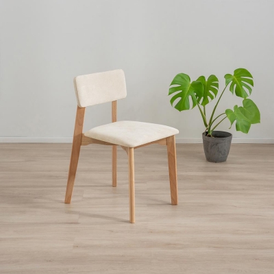 Καρέκλα τραπεζαρίας Nextdeco Natural λευκή Y77x44x52εκ. Καρέκλα τραπεζαρίας Nextdeco Natural λευκή Y77x44x52εκ.