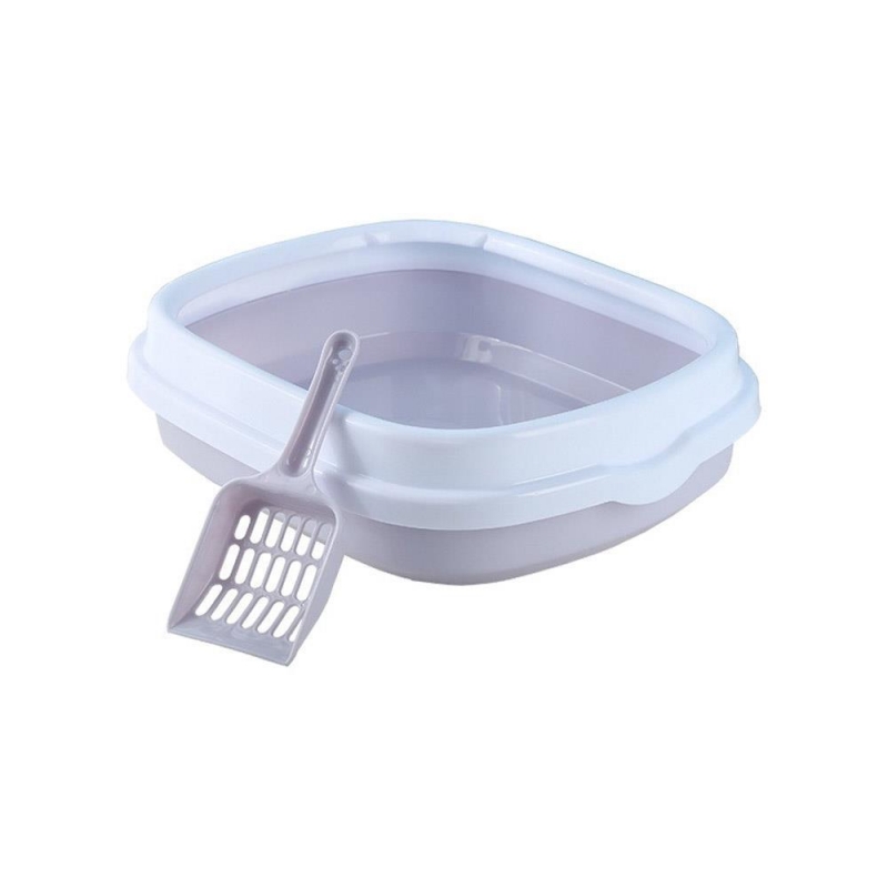 Τουαλέτα γάτας ανοιχτή με φτυαράκι 48×40×14εκ.