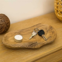 Μπωλ διακοσμητικό Nextdeco Tribeca ανακυκλωμένο ξύλο teak Y5x28x14εκ.