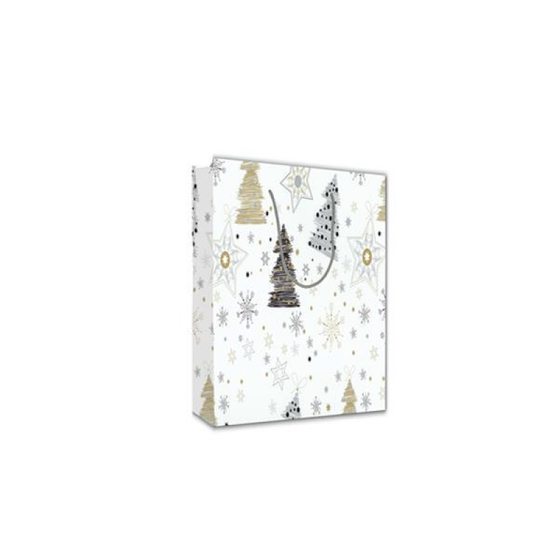 Next χάρτινη τσάντα Χριστουγέννων έλατα Υ13x10x5εκ Next χάρτινη τσάντα Χριστουγέννων έλατα Υ13x10x5εκ