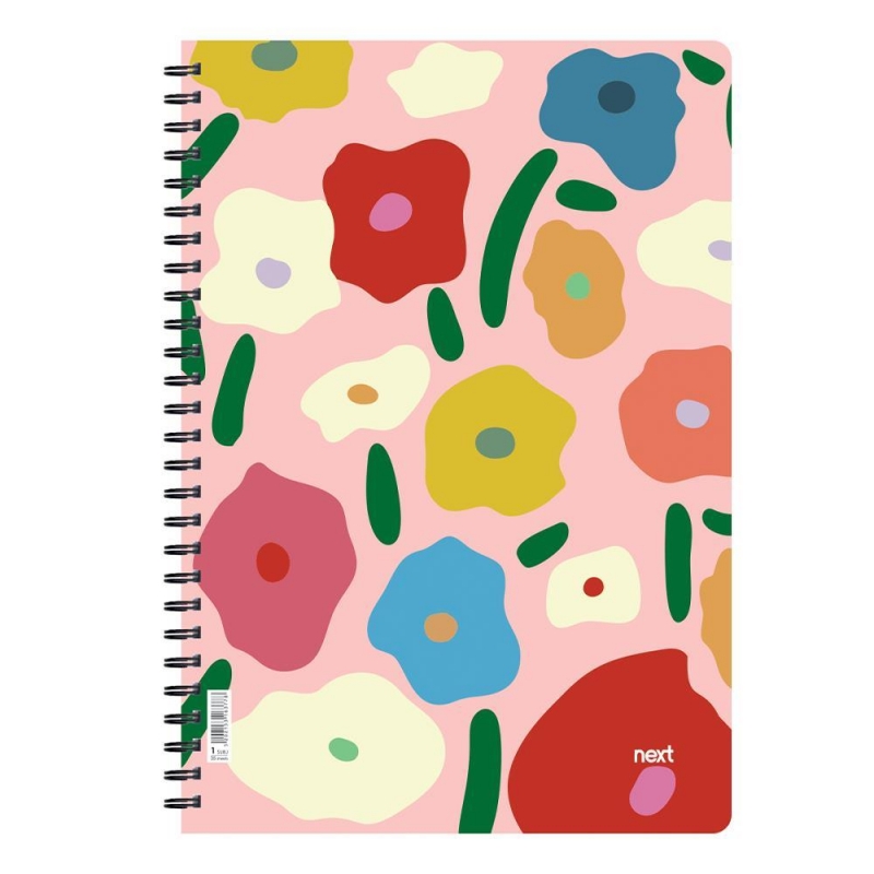 Next trends flowers II τετράδιο σπιράλ 3 θέματα 105 φύλλα 21x29εκ. Next trends flowers II τετράδιο σπιράλ 3 θέματα 105 φύλλα 21x29εκ.