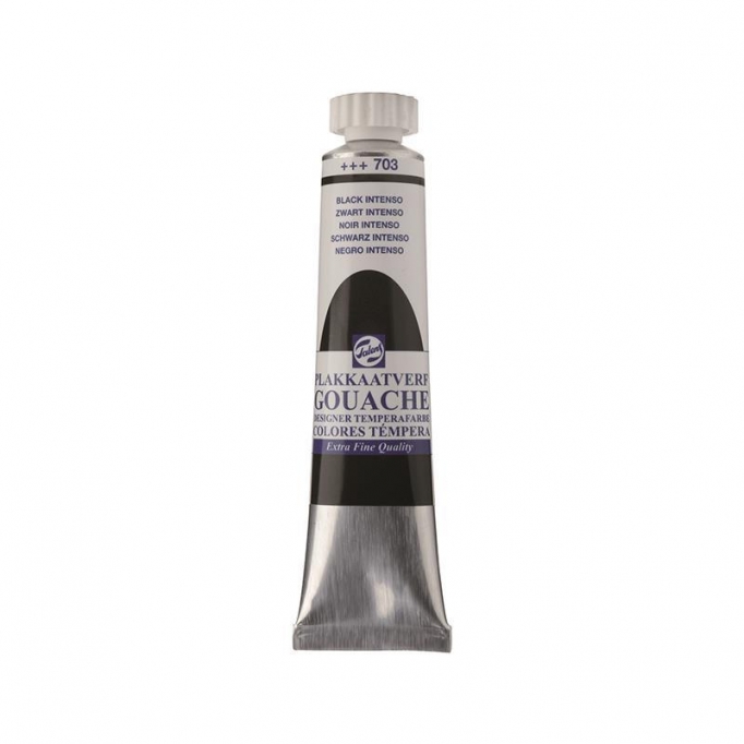 Talens τέμπερες extra fine 703 black intenso 20ml