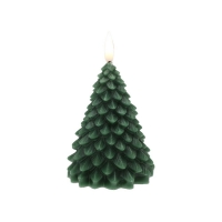 Χριστουγεννιάτικο LED κερί δέντρο πράσινο 11εκ. Χριστουγεννιάτικο LED κερί δέντρο πράσινο 11εκ.