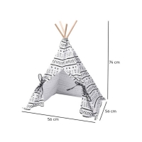 Σπιτάκι-σκηνή κατοικιδίου "Teepee Pet" Υ74x56x56
εκ.