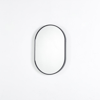 Καθρέφτης επιτοίχιος οβαλ Nextdeco μαύρο μεταλλικό πλαίσιο 40x60εκ. Καθρέφτης επιτοίχιος οβαλ Nextdeco μαύρο μεταλλικό πλαίσιο 40x60εκ.