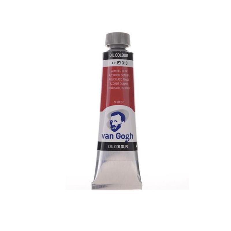 Talens van gogh χρώμα λαδιού 313 red deep azo 20ml