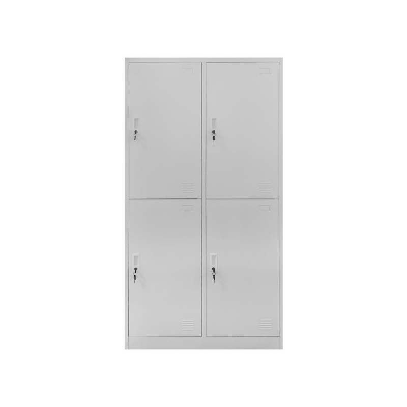 Ντουλάπι μεταλλικό Nextdeco 4 πόρτες με κλειδιά Υ185x90x45εκ.