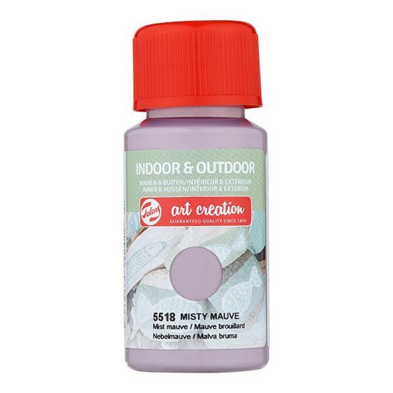 Talens χρώμα indoor/outdoor 5518 misty mauve 50 ml