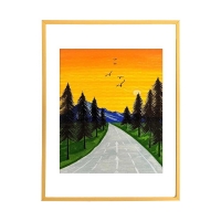 Κορνίζα τοίχου μεταλλική χρυσή με ακρυλικό τζάμι 40x30εκ. Κορνίζα τοίχου μεταλλική χρυσή με ακρυλικό τζάμι 40x30εκ.