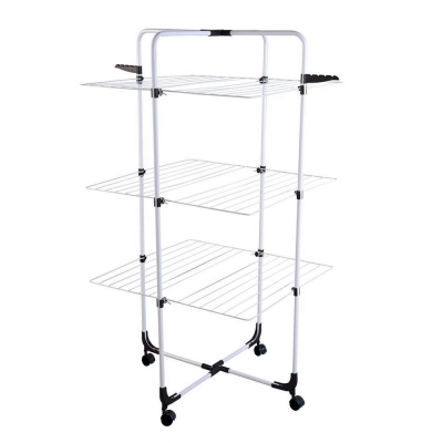 Πτυσσόμενη απλώστρα ρούχων 3 επιπέδων Y137x71εκ.