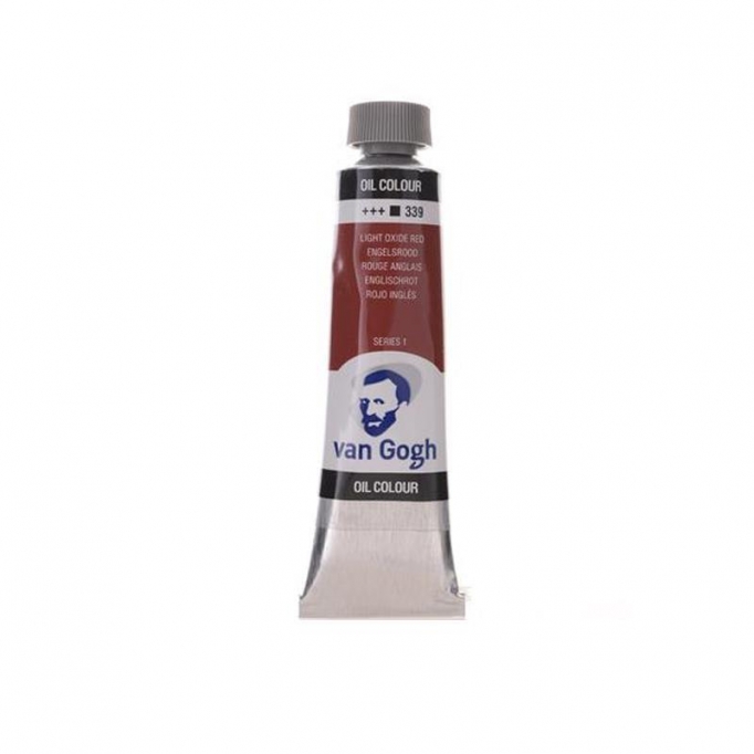 Talens van gogh χρώμα λαδιού 339 light oxide red 200ml