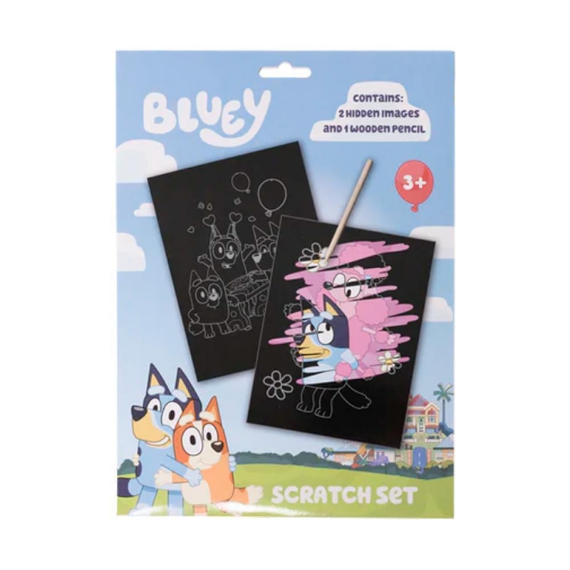Σετ scratch art Bluey Α5