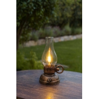 Φανάρι μεταλλικό με LED και dimmer χρυσό αντικέ 10,5×13,5×20,5εκ. Φανάρι μεταλλικό με LED και dimmer χρυσό αντικέ 10,5×13,5×20,5εκ.