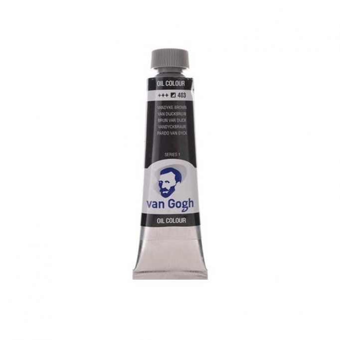 Talens van gogh χρώματα λαδιού 60ml (403-Vandyke brown)