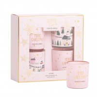 Αρωματικό κερί σετ 4 γυάλινα Ski trip 4,5×5,2εκ. Αρωματικό κερί σετ 4 γυάλινα Ski trip 4,5×5,2εκ.