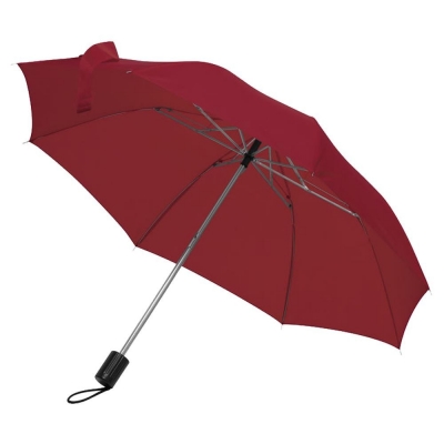 Ομπρέλα χειροκίνητη πτυσσόμενη μπορντό Ø85εκ. Ομπρέλα χειροκίνητη πτυσσόμενη μπορντό Ø85εκ.