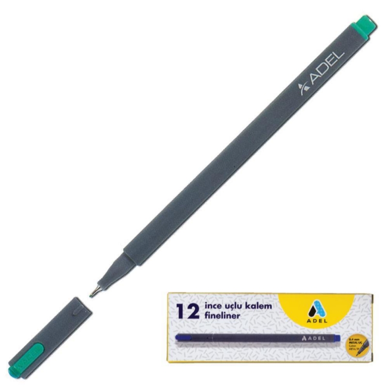 Adel μαρκαδόρος fineliner 0.4mm πράσινος