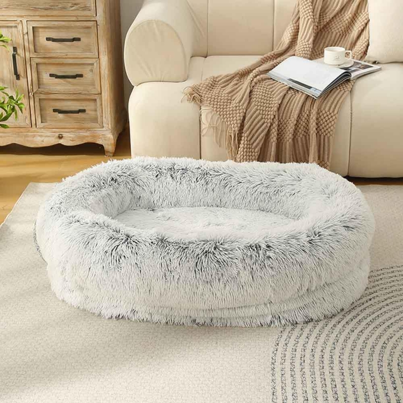 Κρεβάτι κατοικιδίου γκρι Medium Υ18×75×55εκ.