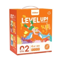 Mideer παζλ 4 σε 1 - Level Up 2 "Living Scenes" 9,12,16 - 20τμχ