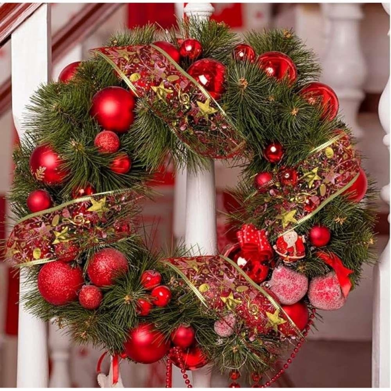 Φωτιζόμενη γιρλάντα χριστουγεννιάτικη κόκκινη 3,8εκ. x 5μ. Φωτιζόμενη γιρλάντα χριστουγεννιάτικη κόκκινη 3,8εκ. x 5μ.