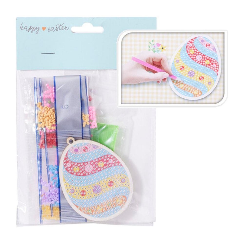 Κρεμαστό Πασχαλινό Diamond Painting αυγό Κρεμαστό Πασχαλινό Diamond Painting αυγό