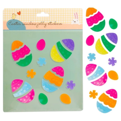 Πασχαλινά Jelly Αυτοκόλλητα Παραθύρου αυγά 20,5×25εκ. Πασχαλινά Jelly Αυτοκόλλητα Παραθύρου αυγά 20,5×25εκ.