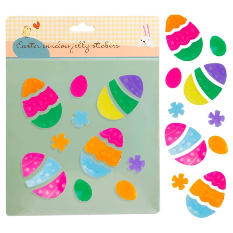Πασχαλινά Jelly Αυτοκόλλητα Παραθύρου αυγά 20,5×25εκ. Πασχαλινά Jelly Αυτοκόλλητα Παραθύρου αυγά 20,5×25εκ.
