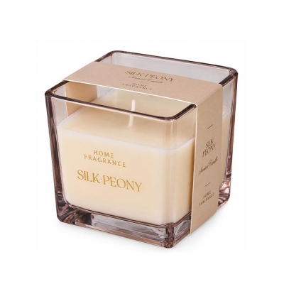 Αρωματικό κερί σε γυάλινο δοχείο Silk Peony 10x10εκ.