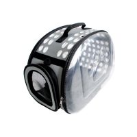 Τσάντα μεταφοράς κατοικιδίου PET διαφανής γκρι Υ28.5×42×32εκ.